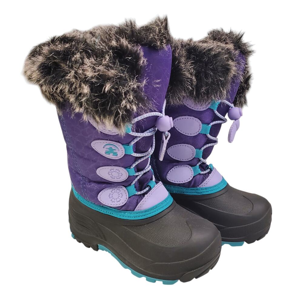 Kamik Kids Snowgypsy Winter Boots Purple Waterproof Size 10